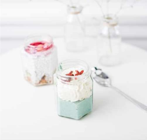 Photo about Vanilla Panna Cotta